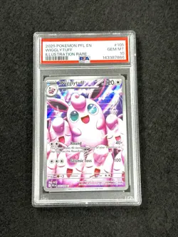 2025 Pokemon Phantasmal Flames Wigglytuff Illustration Rare #105/094 PSA 10 - Image 1