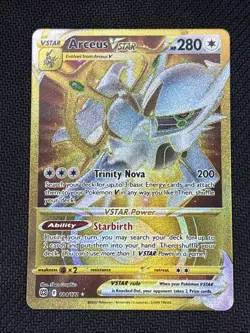 Pokemon TCG Arceus VSTAR 184/172 SWSH Brilliant Stars Secret Rare Card - Image 1