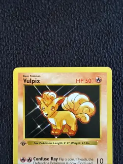 Pokemon TCG Vulpix 1st Edition Shadowless Base Set 68/102 - Image 2