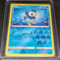 Piplup 31/156 Sm-Ultra Prism Reverse Holo Pokemon TCG - Image 1