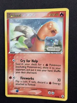 Pokemon Torkoal 27/92 Legend Maker Regular Fire 80HP 2006 English TCG - Image 1