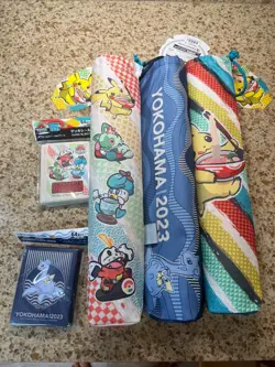 Pokemon WCS 2023 Yokohama Japan Pikachu Ramen Playmat Sleeve - US - Image 1