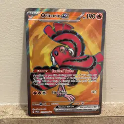 Oricorio ex 110/094 Me02: Phantasmal Flames Full Art Holo Pokemon TCG 2025 NM - Image 1