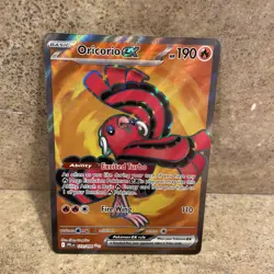 Oricorio ex 110/094 Me02: Phantasmal Flames Full Art Holo Pokemon TCG 2025 NM - Image 2