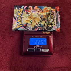 VERY HEAVY! 22.50g Pokemon TCG Ascended Heroes Booster Pack (SEALED) GOD PACKUU - Image 1