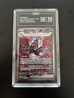 Pokemon TCG Charizard EX Paldean Fates Sir 234/091 TAG 10 Gem Mint - Image 1