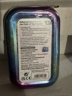 Pokemon Prismatic Evolutions Glaceon Mini Tin Factory Sealed 2 Booster Packs - Image 2