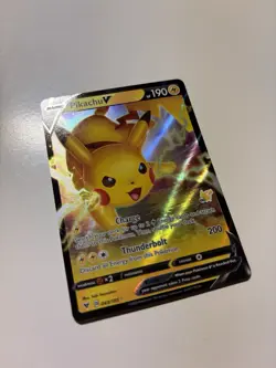 Pikachu V - (#60 Pikachu Stamped) Battle Academy 2022 043/185 NM English Pokemon - Image 1