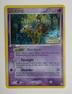 2006 POKEMON EX LEGEND MAKER GIRAFARIG 16/92 REVERSE STAMPED HOLO NM - Image 3