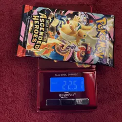 VERY HEAVY! 22.51g Pokemon TCG Ascended Heroes Booster Pack (SEALED) GOD PACK!U - Image 1