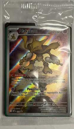 Alakazam 009 Black Star Promo SEALED Mega Evolution ETB Pokemon TCG - Image 1
