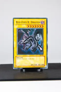 Yu-Gi-Oh! Red Eyes Black Dragon SDJ-001 Red-Eyes B. Ultra Rare HP - Image 1