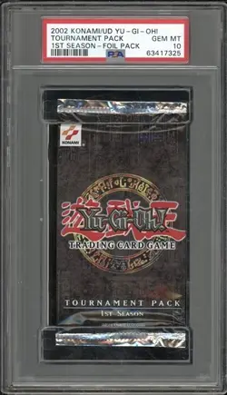 2002 Konami/Upper Deck Yu-Gi-Oh! Tournament Pack 1ST SEASON FOIL PACK - PSA 10 - Image 2
