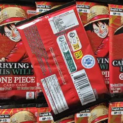 Lot of (24) One Piece English OP-13 Carrying on His Will Booster Packs Sealed - Image 2