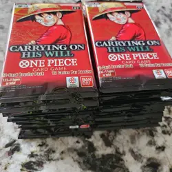 Lot of (24) One Piece English OP-13 Carrying on His Will Booster Packs Sealed - Image 3