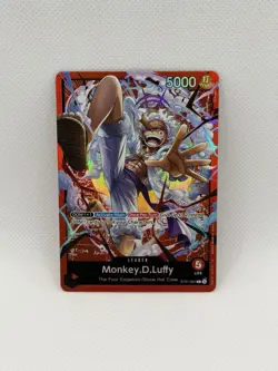 Monkey.D.Luffy ST21-001 Leader EX: Gear 5 One Piece TCG English D - Image 1