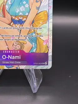 O-Nami OP05-062 SR Full Art Promo One Piece Illustration Box Vol. 1 NM - Image 5