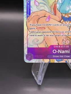 O-Nami OP05-062 SR Full Art Promo One Piece Illustration Box Vol. 1 NM - Image 3