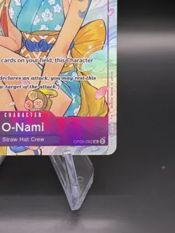 O-Nami OP05-062 SR Full Art Promo One Piece Illustration Box Vol. 1 NM - Image 5