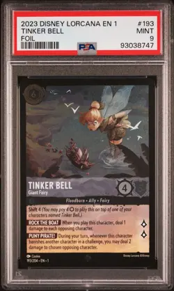 Disney Lorcana The First Chapter EN1 PSA 9 Foil Graded TCG - Your Pick Foil! - Image 1