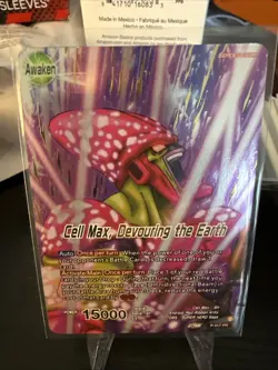 Cell Max Devouring the Earth GOLD STAMP Foil Dragon Ball Super Card Game | NM - Image 1