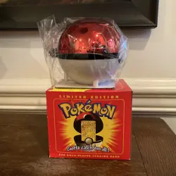 1999 Pokemon 23k Gold Plated Pikachu Card Burger King Ball Factory Sealed w Box - Image 2