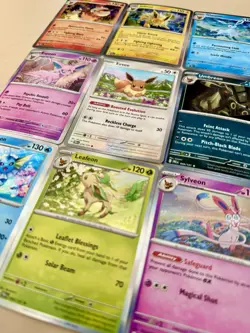 Prismatic Evolutions Complete 9 Card Eeveelution Holo Set - Pokemon TCG - Image 2