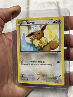 Eevee (21) 21/30 Common XY Trainer Kit: Sylveon & Noivern Normal NM Pokemon Card - Image 2