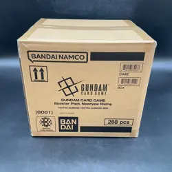 Gundam Card Game Booster Pack Newtype Rising GD01 English Box Case Sealed - Image 1