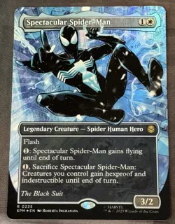 Spectacular Spider-Man (0238) (Borderless) (Textured Foil) Marvel's Spider-Man - Image 1