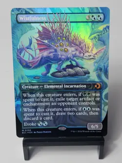Magic The Gathering - Lorwyn Eclipsed - Wistfulness - Borderless FOIL - Image 1