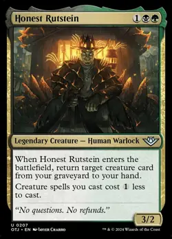 MTG Honest Rutstein - Foil, Outlaws of Thunder Junction, Lightly Played, English - Image 1