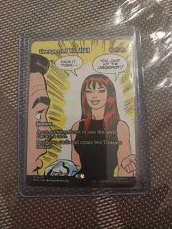 Unexpected Windfall (Borderless) Marvel Universe Eternal-Legal Spider-Man Mtg - Image 1
