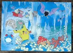Set of 5 Japan Pokemon Postcard Keiko Fukuyama Pikachu Project Art card - Image 4