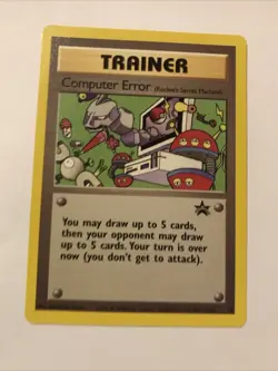 Computer Error #16 Black Star Promo Rare Vintage Pokemon Card - Image 1