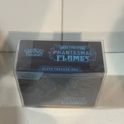 POKEMON TCG MEGA EVOLUTION PHANTASMAL FLAMES ETB ELITE TRAINER BOX NEW SEALED - Image 3