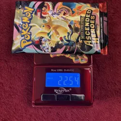 VERY HEAVY 22.54g Pokemon TCG Ascended Heroes Booster Pack (SEALED) GOD PACKUU! - Image 1