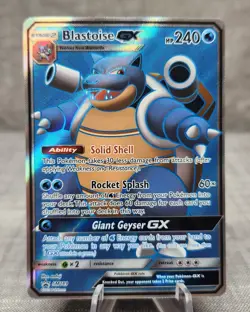 Pokemon TCG Blastoise GX SM189 Promo Holo NM !! - Image 1