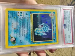 Gym Challenge Giovanni's Gyarados 5/132 1st Edition Holo PSA 8 Pokemon - Image 4