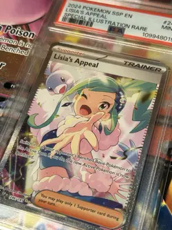 2024 Pokemon SSP EN Lisia’s Appeal Special Illustration Rare #246 PSA 9 Mint - Image 2