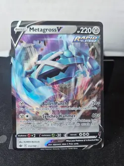 Metagross V 112/198 - Pokemon Chilling Reign - Ultra Rare - NM - Image 1