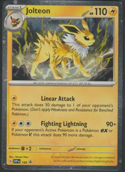 Flareon Vaporeon Jolteon SVP 167 168 169 Pokemon Black Star Promo Cosmos Holo - Image 4