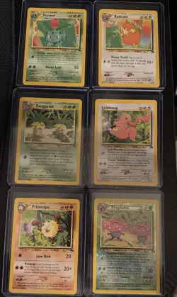 Pokemon TCG Southern Islands Lot Of 6 Holo Vileplume Ivysaur Lickitung Raticate - Image 1