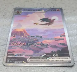 Pokemon Charizard EX 199/165 Scarlet & Violet 151 Special Illustration Rare 2023 - Image 2