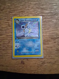 Pokemon TCG Dark Blastoise #3/82 Rare Holo Card Vintage. In perfect condition. - Image 1