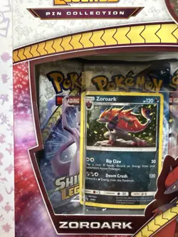 Pokemon TCG Shining Legends Pin Collection Box Zoroark - Brand New - Image 3