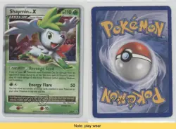 Shaymin Lv X Holo Pokemon Diamond & Pearl Black Star Promo #DP39 2007 READ 2f4 - Image 3