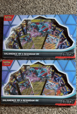 Pokemon Salamence and ex Reshiram ex Premium Collection Box Sealed- Lot of 2 - Image 1