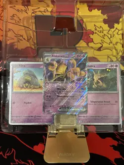 Pokemon Abra 063 Kadabra 064 Cosmos Holo Alakazam ex SVP 050 Set Holo 151 NM - Image 1