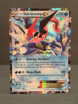 Pokemon TCG – Ash-Greninja EX XY133 – XY Promos – HP Condition - Image 1